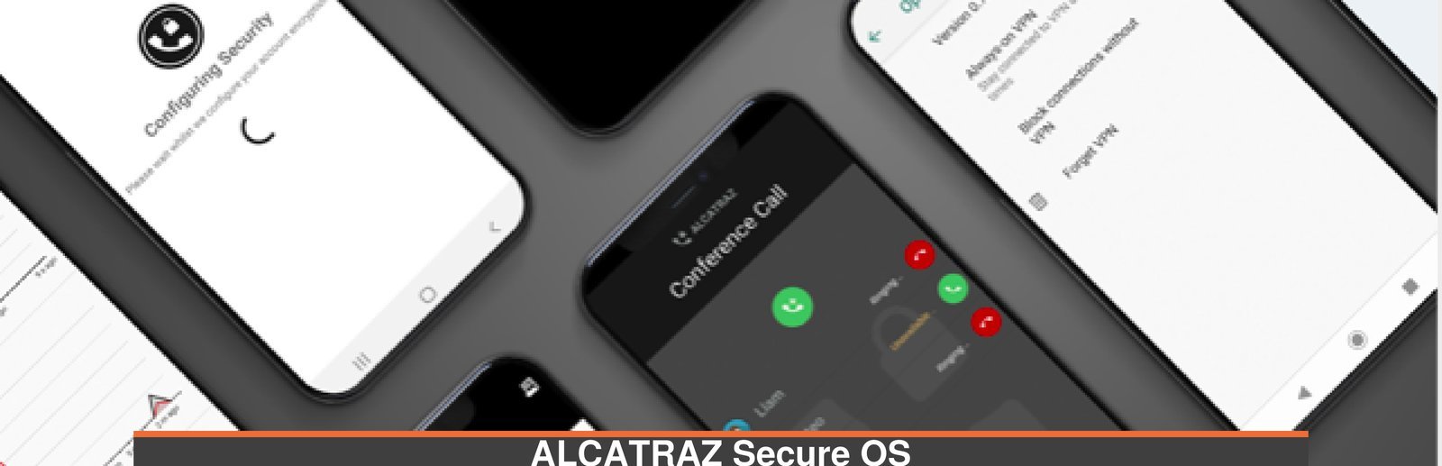 Teléfono encriptado Alcatraz Secure OS